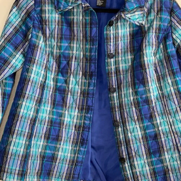 RQT Fully-Lined Plaid Checkered Jacket RQT - Picture 2 of 4